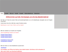 Tablet Screenshot of elvirasbastelmaterial.de